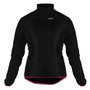 Jaqueta de Ciclismo Corta Vento SportXtreme Comfort Feminina Preta e Rosa