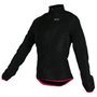 Jaqueta de Ciclismo Corta Vento SportXtreme Comfort Feminina Preta e Rosa