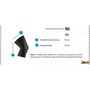 Joelhito de Ciclismo Free Force Classic Arrow Preto