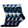Kit 2 Pares de Meia de Ciclismo Marcio May Funny Universe