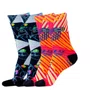 Kit 2 Pares de Meia de Ciclismo Marcio May Funny Universe + Funny Geogloves