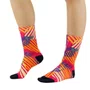 Kit 2 Pares de Meia de Ciclismo Marcio May Funny Universe + Funny Geogloves