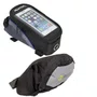 Kit Bolsa Selim de Bicicleta Atrio + Bolsa de Quadro de Bicicleta Rontek para Celular