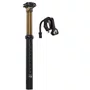 Kit Canote Selim de Bicicleta Fox Transfer SL Kashima Retrátil 31.6 125mm + Trava