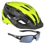Kit Capacete de Ciclismo IMS Racing Adventure + Óculos de Ciclismo Atrio Attack Silver Chrome