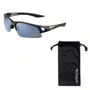 Kit Capacete de Ciclismo IMS Racing Adventure + Óculos de Ciclismo Atrio Attack Silver Chrome