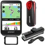 Kit Ciclocomputador com GPS Igpsport Binavi Touch Screen + Farol VS1200 Smart 1200 Lúmens + Sinalizador Traseiro Smart Radar SR30