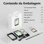 Kit Ciclocomputador com GPS Igpsport Binavi Touch Screen + Sinalizador Traseiro Smart Radar SR30 + Capa