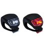 Kit Iluminação de Bicicleta Rontek Dianteiro e Traseiro + Campainha Preta Kit Iluminação de Bicicleta Rontek Dianteiro e Traseiro + Campainha Preta