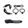 Kit Iluminação Farol de Bicicleta TSW USB 350 Lúmens + Sinalizador Traseiro TSW 8 Lúmens