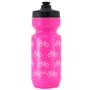 Kit Garrafa de Ciclismo Hupi Pullo Bike 600ml + Suporte Tacx Deva Carbon Rosa