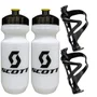 Kit Garrafa de Ciclismo Scott Syncros 500ml + Suporte 2 Unidades