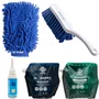 Kit Limpeza Morgan Blue Desengraxante + Shampoo + Luva + Escova + Lubrificante Cera