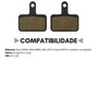 Kit Pastilha Freio de Bicicleta Absolute Organica Shimano M315 2 unidades