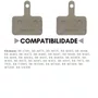 Kit Pastilha Freio de Bicicleta Shimano B05S Orgânica MT200 MT500 M475 2 Unidades