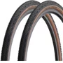 Kit Pneu de Bicicleta Gravel Goodyear Connector Ultimate 700X45 Tubeless Bege 2 Unidades