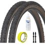 Kit Pneu de Bicicleta Kenda Saber Pro 29x2.20 2 unidades + Kit Tubeless