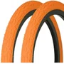 Kit Pneu de Bicicleta Paco GTA Flame 26x2.125 Laranja 2 Unidades