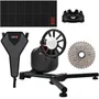 Kit Rolo de Treino ThinkRider X7 Interativo 16° 2500 W + Tapete + Suporte de Roda + Protetor de Suor + Cassete 11-34 12 Vel