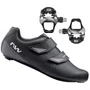Kit Sapatilha de Ciclismo Northwave Jet 3 + Pedal Wellgo Padrão Look Keo