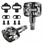 Kit Sapatilha de Ciclismo Northwave Spike 3 + Pedal de Bicicleta Wellgo Padrão Shimano