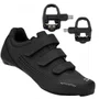 Kit Sapatilha de Ciclismo Spiuk Spray Road Speed Preta + Pedal Look Keo Classic 3