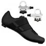 Kit Sapatilha Fizik Tempo Powerstrap R5 Speed Preta + Pedal Look Keo 2 Max