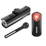 Kit Sinalização Smart Igpsport Farol VS1200 + Sinalizador Smart Radar SR30