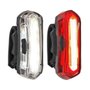 Kit Iluminação de Bicicleta Absolute Dianteiro e Traseiro USB 20 Lúmens