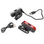 Kit Iluminação de Bicicleta Absolute Dianteiro e Traseiro USB 20 Lúmens