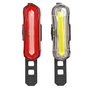 Kit Iluminação de Bicicleta Absolute Dianteiro e Traseiro USB 20 Lúmens