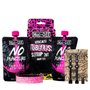 Kit Tubeless Muc-Off Com 2 Selantes Para Pneus 140ml + Válvulas 44mm + Fita de Aro 30mm