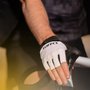 Luva de Ciclismo Bravo II Gel Branca