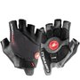 Luva de Ciclismo Castelli Rosso Corsa Pro V Cinza