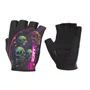 Luva de Ciclismo ERT Pink Skull Preto