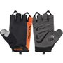 Luva de Ciclismo Rontek RT-22 Gel Preta e Laranja