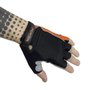 Luva de Ciclismo Rontek RT-22 Gel Preta e Laranja
