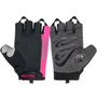 Luva de Ciclismo Rontek RT-22 Gel Feminina Preta e Rosa
