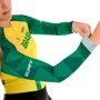 Macaquinho de Ciclismo ERT New Elite Brasil Verde e Amarelo