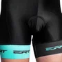 Macaquinho de Ciclismo ERT New Elite Team Gel Feminino Preto e Verde