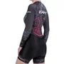 Macaquinho de Ciclismo ERT New Elite Hortensia Feminino Preto