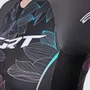 Macaquinho de Ciclismo ERT New Elite Hortensia Feminino Preto