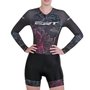 Macaquinho de Ciclismo ERT New Elite Hortencia Feminino Preto