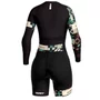 Macaquinho de Ciclismo ERT New Elite Smart Manga Longa Feminino Preto
