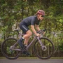 Macaquinho de Ciclismo Marcio May Moove Gel Star Preto Feminino