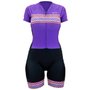 Macaquinho de Ciclismo Hupi Ametista Roxo