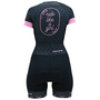 Macaquinho de Ciclismo Hupi Like a Girl Rosa