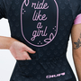 Macaquinho de Ciclismo Hupi Like a Girl Rosa