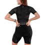 Macaquinho de Ciclismo Marcio May Moove Gel Star Preto Feminino