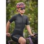 Macaquinho de Ciclismo Marcio May Moove Gel Star Preto Feminino